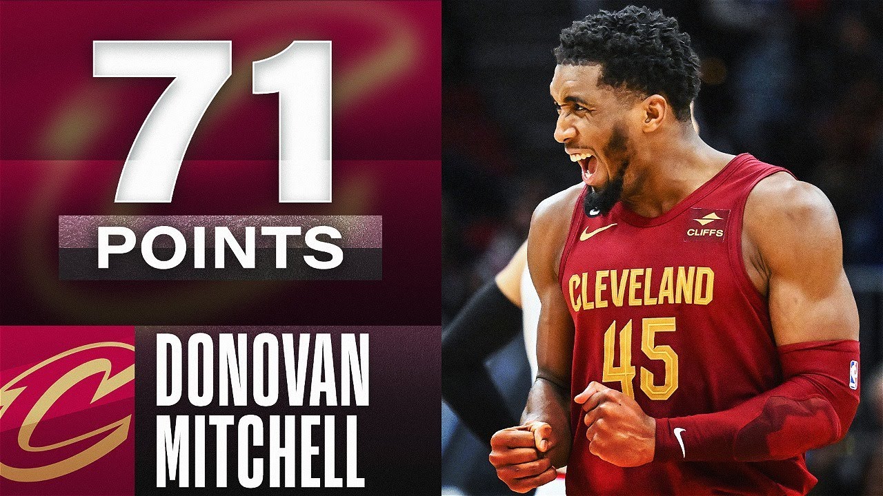 Cavaliers' Donovan Mitchell scores record 71 points vs. Bulls - UPI.com